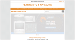 Desktop Screenshot of fearingsappliance.com